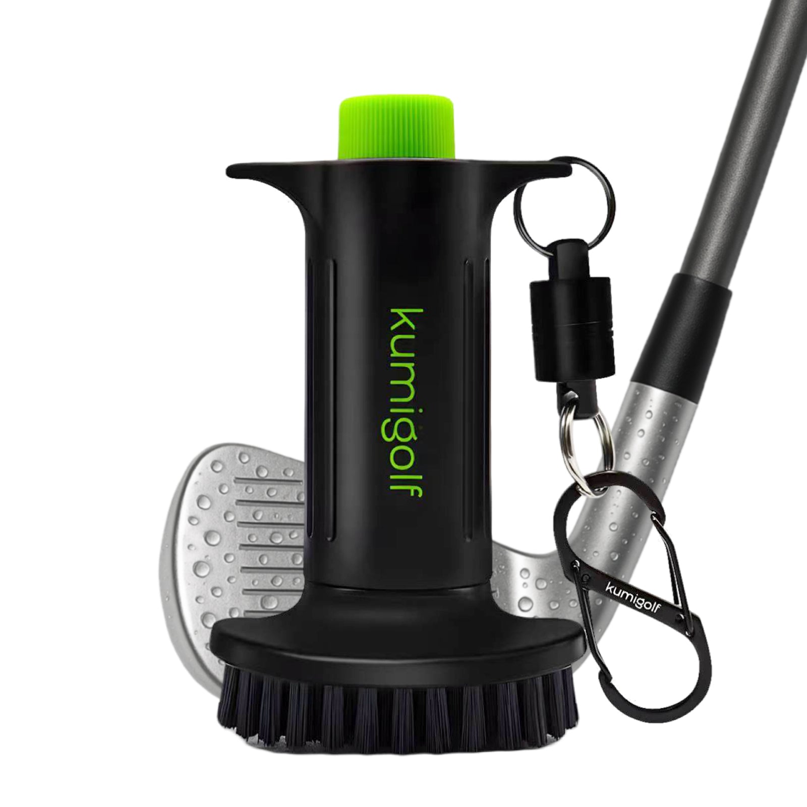 kumigolf h3 golf wasserbürste mit integriertem wassertank und sprühfunktion für effektive schlägerreinigung