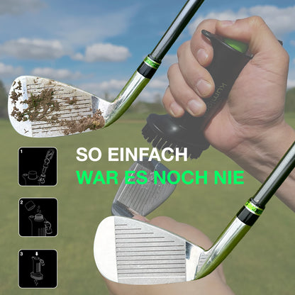 H3 Golf Wasserbürste Schwarz/Grün