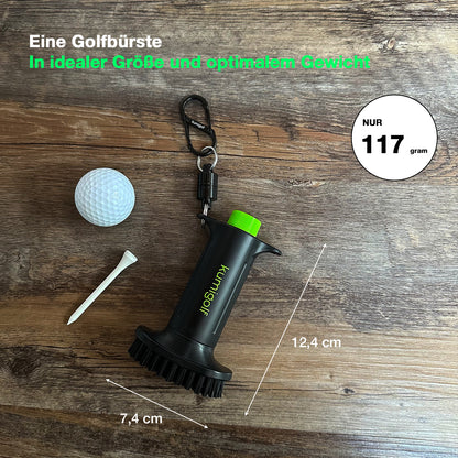 H3 Golf Wasserbürste Schwarz/Grün