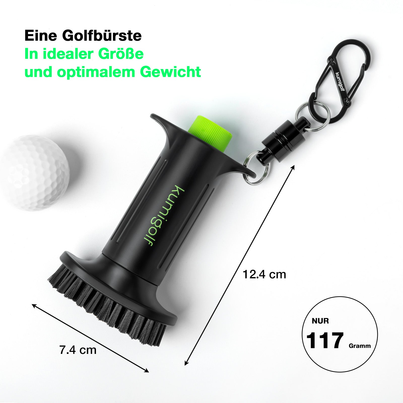 H3 Golf Water Brush Black/Green