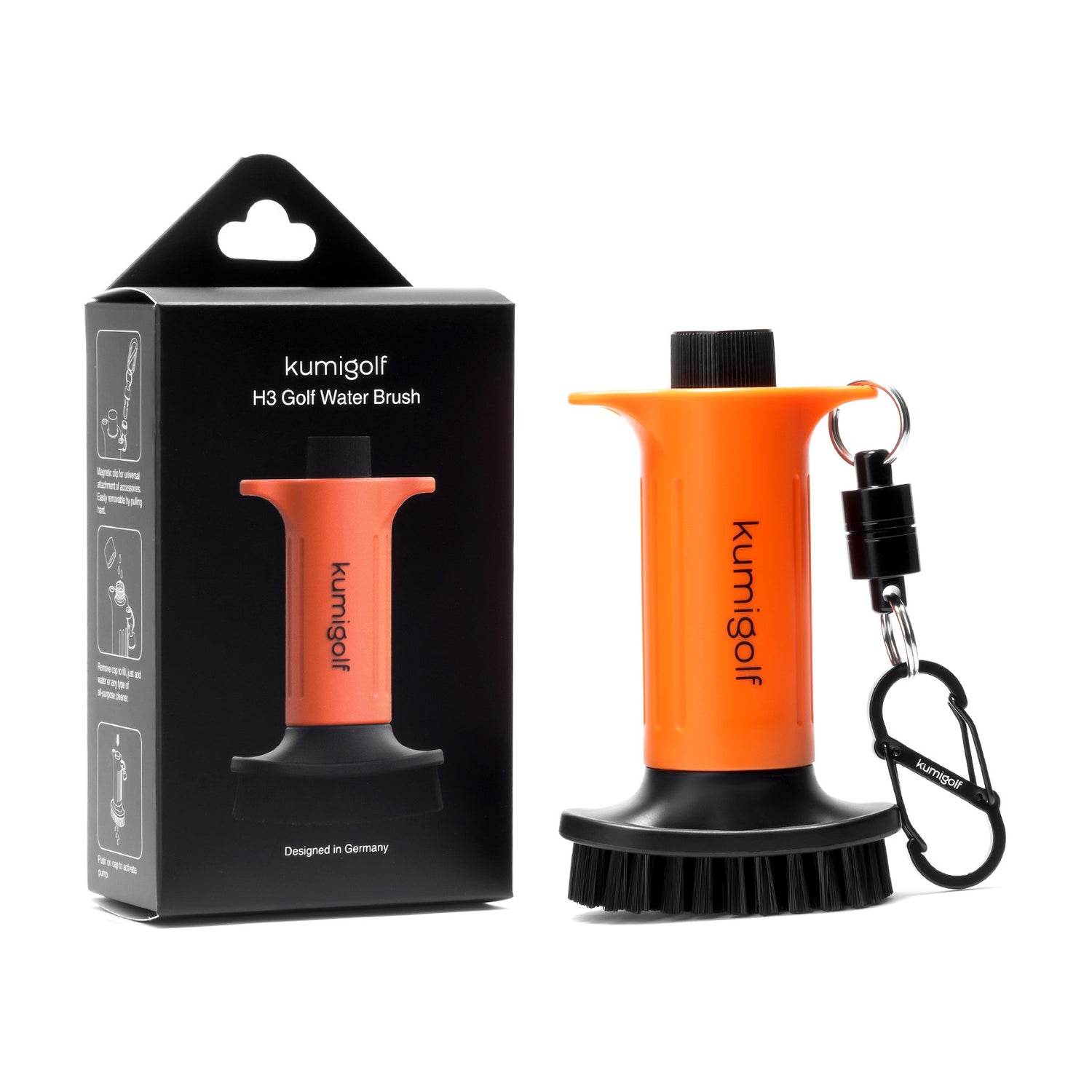 H3 Golf Water Brush Orange/Black