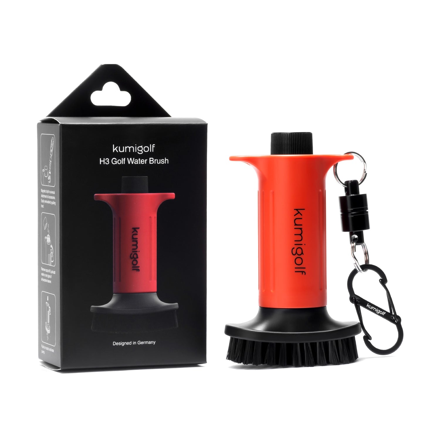 H3 Golf Water Brush Red/Black