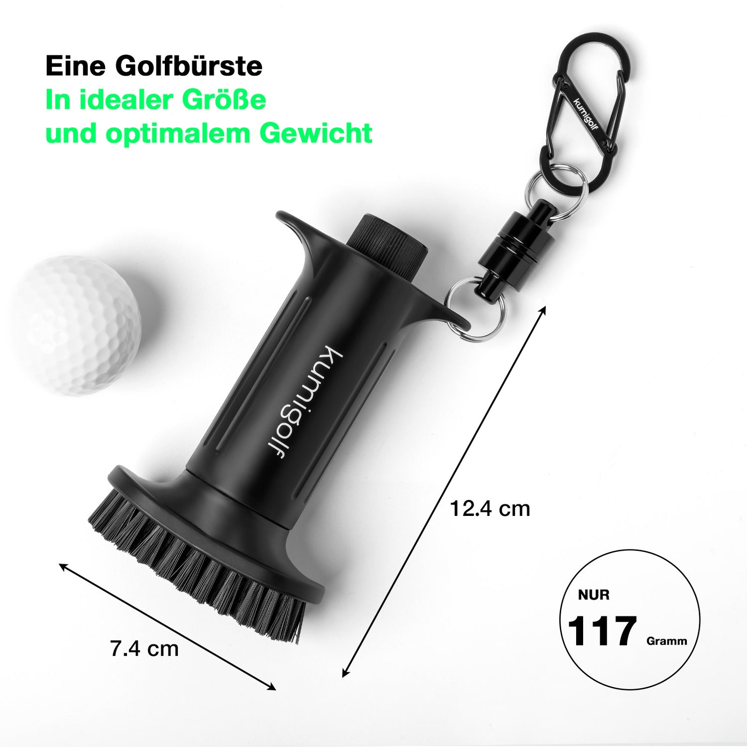 H3 Golf Water Brush Black/Black