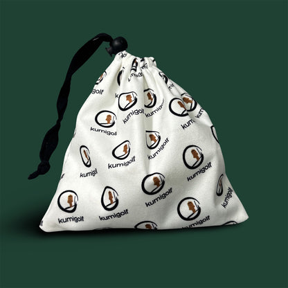 kumigolf Premium Masterful Bow Golf Ball Bag, Golf Tee Bag