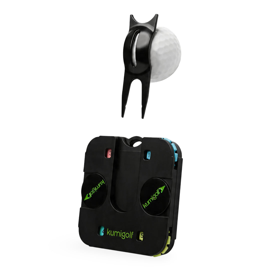Carte multitool de golf 5-en-1