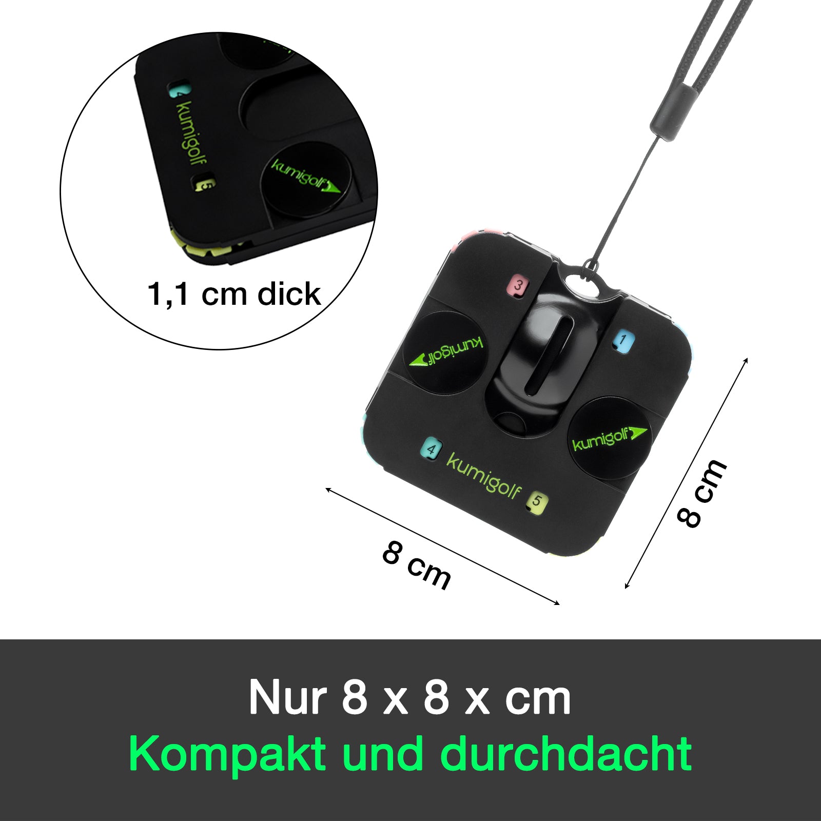 5-in-1 Golf Multitool Karte